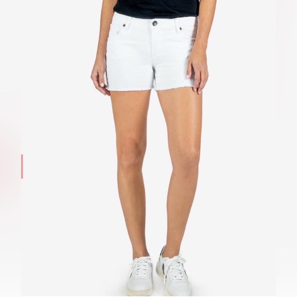 Kut from the Kloth White Gidget Shorts